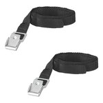 Sangles de serrage a boucle metallique 18 mm - 100 cm - Lot de 2