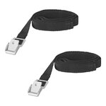 Sangles de fixation a boucle metallique 1,8-150 cm - lot de 2