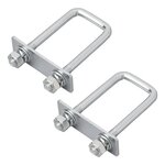 Support en U angulaire 40 mm - lot de 2 pieces