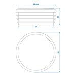 Embout 50mm x10 stuks