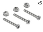 Jeu de vis M8 6 pieces pour multiprises pieces x5