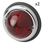 Lampe de marquage rouge 70mm PM x2 pieces