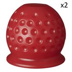 Capuchon de crochet de remorquage balle de golf rouge x2 stuks