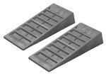 Bloc de rampe 90 mm gris - lot de 2 pieces