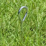 Piquet de tente 19cm aluminium avec oeil x10 stuks