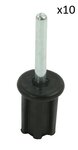 Capuchon superieur 22mm avec broche x10 stuks