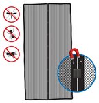 Moustiquaire de porte a fermeture magnetique