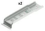 Contre-piece pour dispositif de serrage x2 stuks