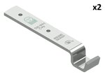 Contre-piece pour dispositif de tension x2 stuks