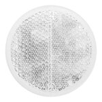 Reflecteur blanc 60mm autocollant x5 pieces
