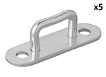 Pontet rectangulaire 24mm x5 pieces
