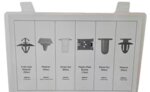 Assortiment de clips de garniture Volvo – 350 pieces
