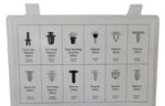 Assortiment de clips de garniture Peugeot & Citroen – 345 pieces