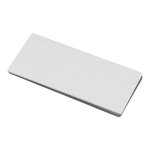Reflecteur blanc 82x36mm autocollant x5 pieces