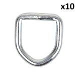 Anneau en D 6mm x10 pieces