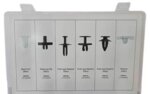 Assortiment de clips de garniture BMW 290 pieces