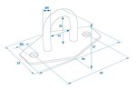 Oeil a voile rond 24mm x10 stuks
