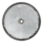 Reflecteur blanc 80mm montage a vis x10 pieces