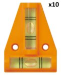 Croisillon niveau a bulle pyramide x10 pieces