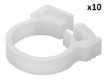Collier de serrage a clip 17–19 mm x10 pieces