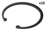 Circlip diametre 80 mm x10 pieces