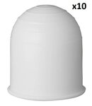 Cache rotule blanc x10 pieces