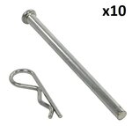 Tige metallique separee pour pied de stabilisation x10 pieces