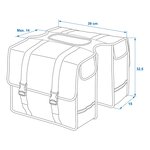 Sacoche double pour velo 40L impermeable