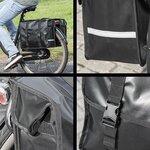 Sacoche double pour velo 40L impermeable