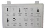 Assortiment de clips de garniture Mercedes-Benz – 270 pieces