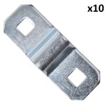 Support de montage pour anneau en D 10 mm x10 pieces
