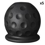 Capuchon de crochet de remorquage balle de golf noir x5 pieces