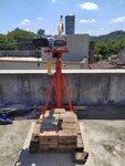 Grue de chantier 500kg 25m electrique 230V