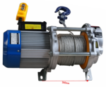 Grue de chantier 500kg 25m electrique 230V