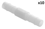 Raccord droit pour tuyau 8 mm x10 pieces