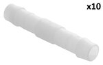 Raccord droit pour tuyau 10 mm x10 pieces