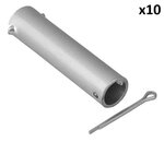 Axe pour roue jockey 48 mm x10 pieces