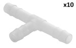Raccord tuyau en T 8 mm x10 pieces