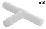 Raccord tuyau en T 10 mm x10 pieces