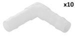 Raccord coude 10 mm x10 pieces