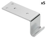Contre-piece coudee pour fermeture a levier x5 pieces