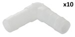 Raccord coude 12 mm x10 pieces