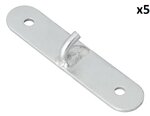 Contre-piece pour fermoir rond x5 pieces