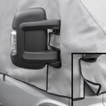 Protection de fenetre grise pour Fiat Ducato X250 de 06-2006 a 2014