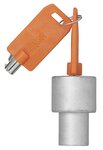 Serrure avec cle pour sabot de roue Nemesis Ultra