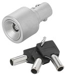 Serrure avec cle pour sabot de roue Nemesis