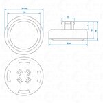 Coupelles de friction Winterhoff WS3000 a partir de 08/2002 - jeu de 2 pieces