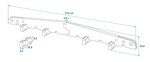 Entretoise pour housse de toit de caravane/camping-car