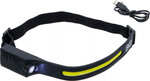 Lampe frontale COB LED avec capteur de mouvement