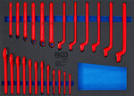 Jeu de cles polygonales VDE et de cles a fourche VDE 24 pcs